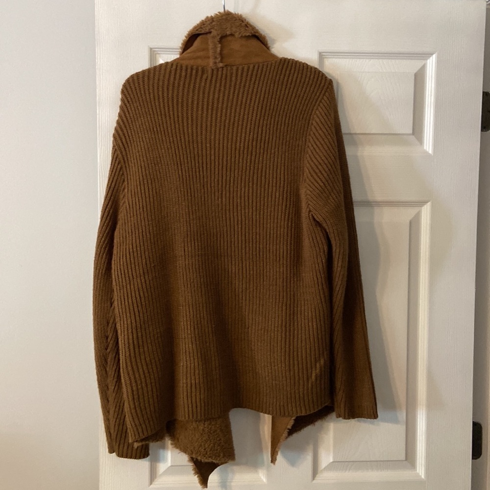 Song in Spirit XXL Jacket/ Cardigan brown color excellent condition - Picture 5 of 11